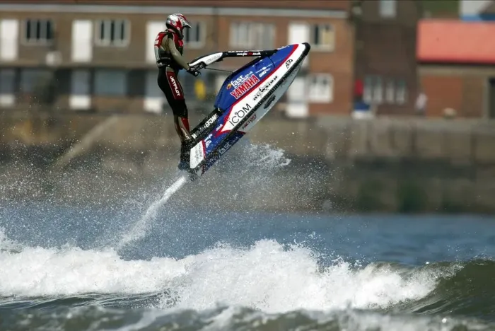 Framed Print : Flying Jet Ski Framed Print : Flying Jet Ski