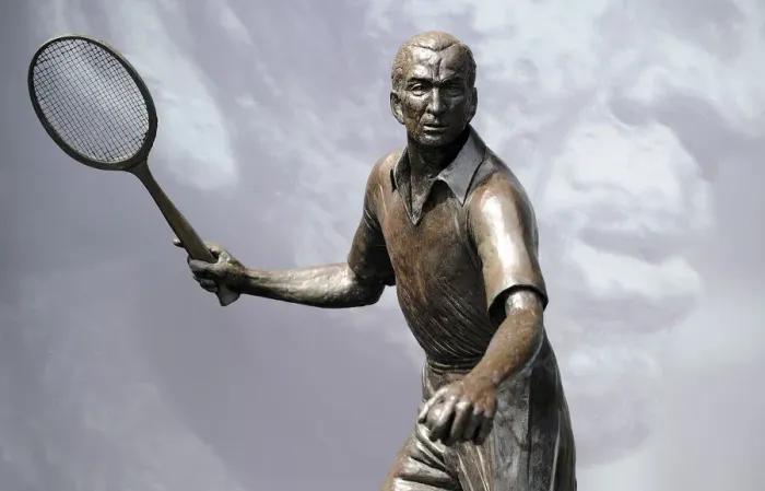 Framed Print : Fred Perry Statue
