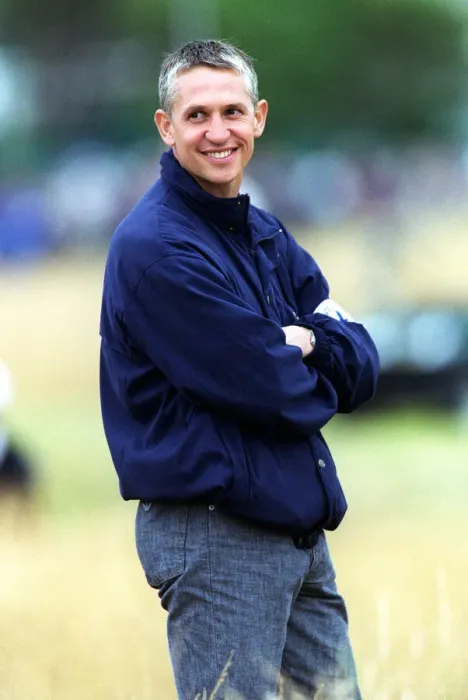 Framed Print : Gary Lineker At British Open Framed Print : Gary Lineker At British Open