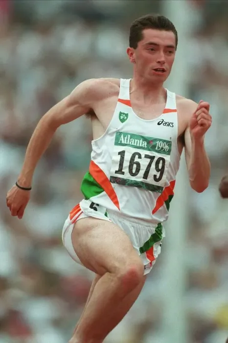 Framed Print : Gary Ryan 200 Metres, Atlanta 1996. 04 August 1996 Date: 04 August 1996