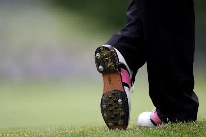 Framed Print : Golfers Shoes Framed Print : Golfers Shoes