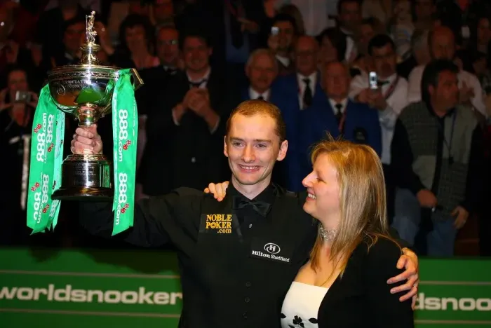 Framed Print : Graeme Dott & Wife Elaine