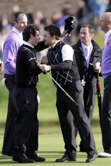 Framed Print : Graeme Mcdowell & Rory Mcilroy Framed Print : Graeme Mcdowell & Rory Mcilroy