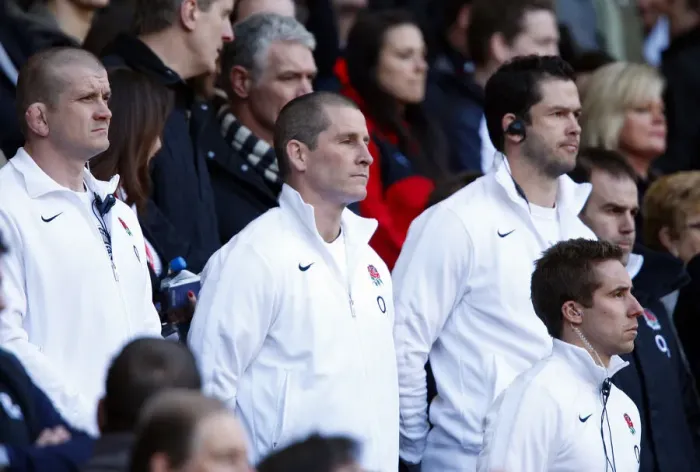 Framed Print : Graham Rowntree, Stuart Lancaster & Andy Farrell Framed Print : Graham Rowntree, Stuart Lancaster & Andy Farrell