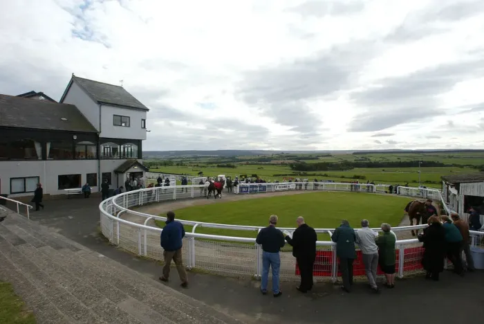 Framed Print : Hexham Racecourse