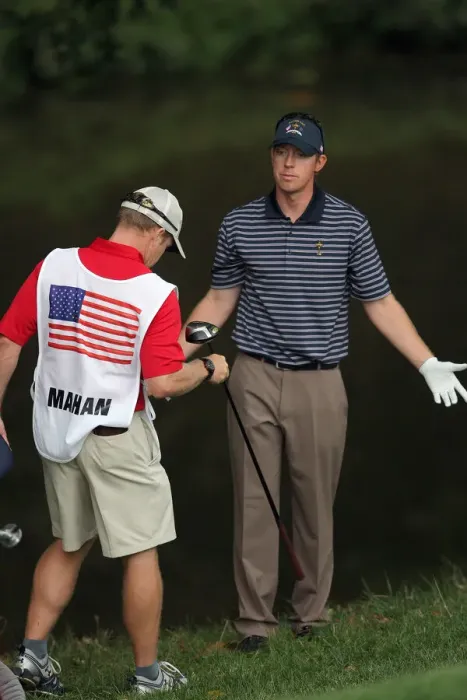 Framed Print : Hunter Mahan In Trouble Framed Print : Hunter Mahan In Trouble