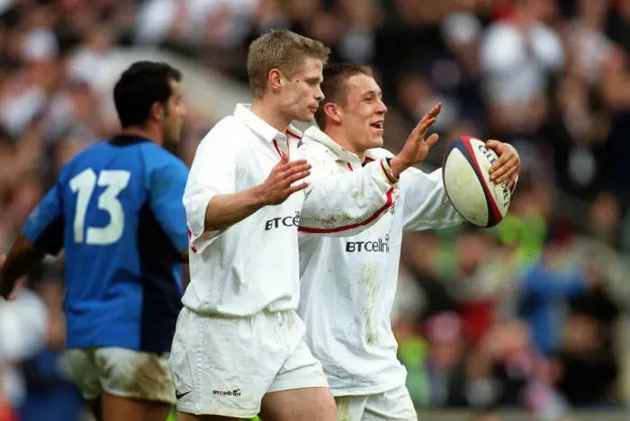 Framed Print : Iain Balshaw & Jonny Wilkinson Framed Print : Iain Balshaw & Jonny Wilkinson