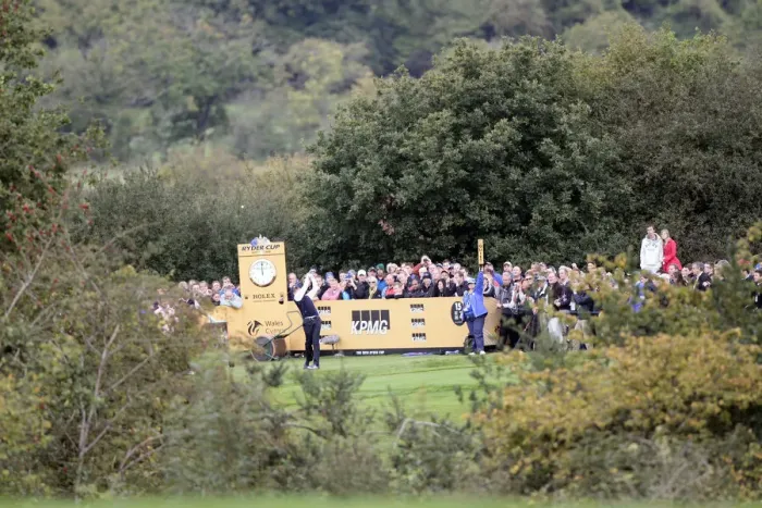 Framed Print : Ian Poulter On The 15th Tee