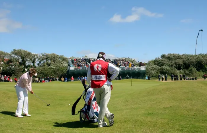 Framed Print : Ian Poulter On 5th Hole