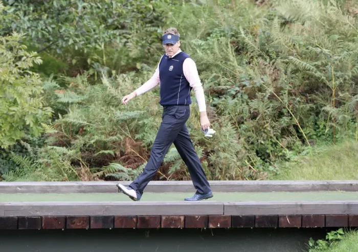 Framed Print : Ian Poulter Walks Upto 15th Green Framed Print : Ian Poulter Walks Upto 15th Green