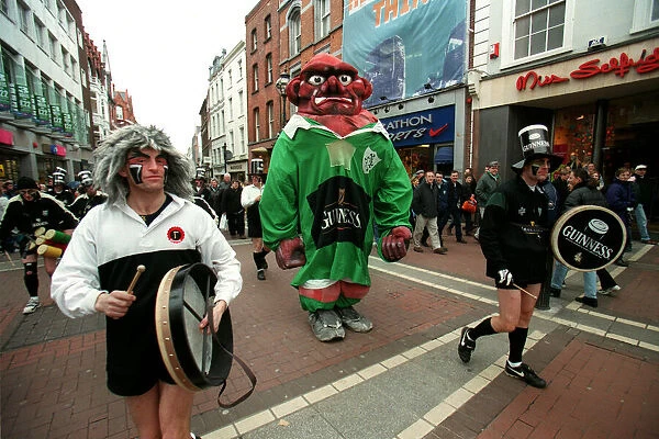 Ireland Fans In Dublin