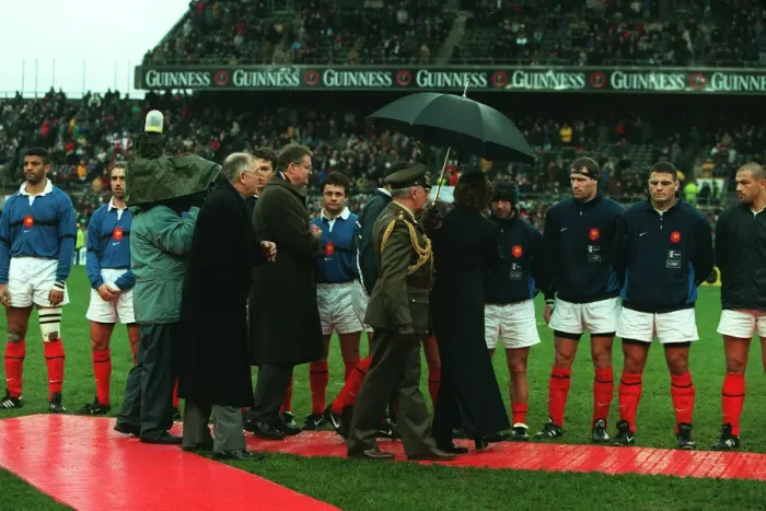 Framed Print : Irish President Meets French Framed Print : Irish President Meets French