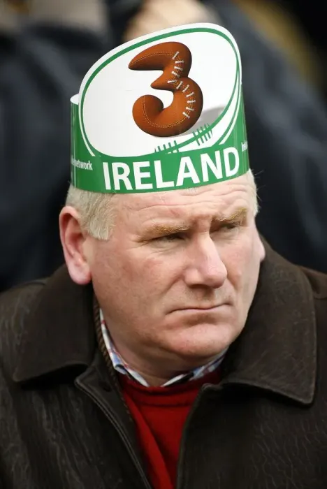 Framed Print : Irish Rugby Fan