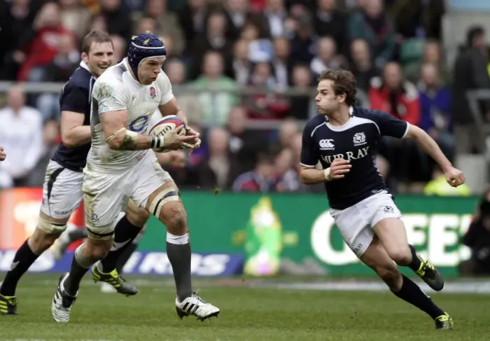 Framed Print : James Haskell Makes A Run Framed Print : James Haskell Makes A Run