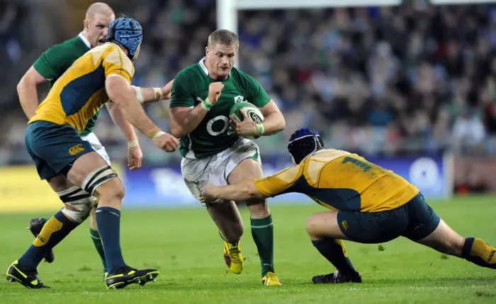 Framed Print : Jamie Heaslip & Benn Robinson Framed Print : Jamie Heaslip & Benn Robinson