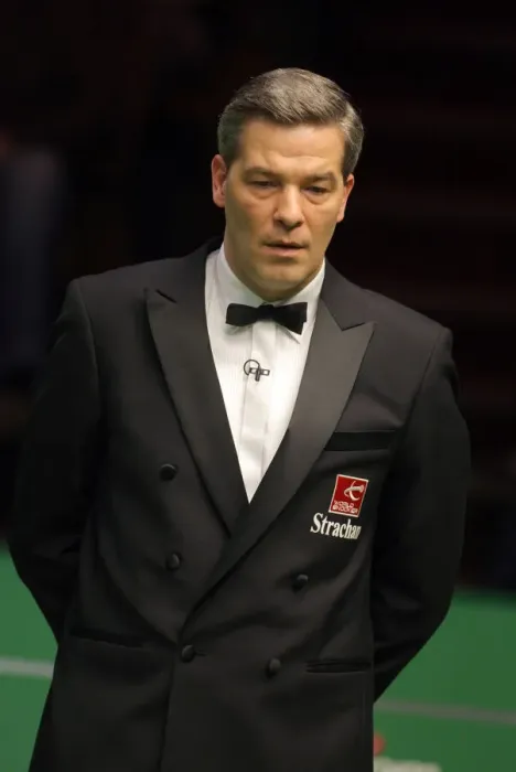 Framed Print : Jan Verhs Snooker Referee 888.Com World Championships Crucible Theatre Framed Print : Jan Verhs Snooker Referee 888.Com World Championships Crucible Theatre