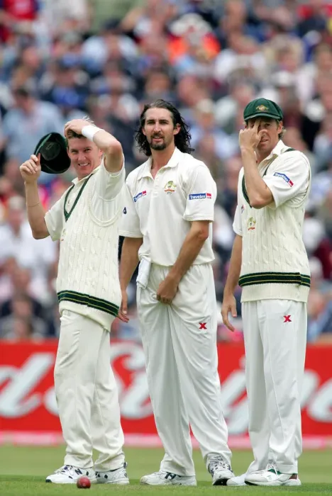 Framed Print : Jason Gillespie, Brett Lee & Glenn Mcgrath Framed Print : Jason Gillespie, Brett Lee & Glenn Mcgrath