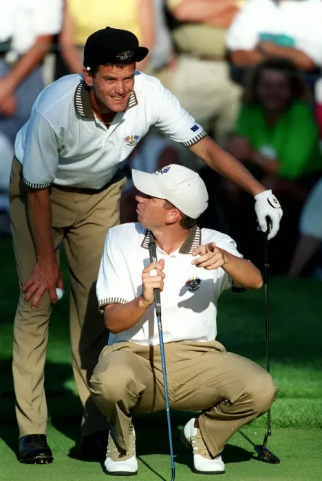 Framed Print : Jesper Parnevik, Sergio Garcia Framed Print : Jesper Parnevik, Sergio Garcia