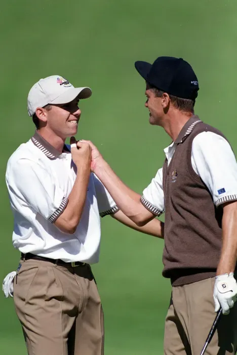 Framed Print : Jesper Parnevik, Sergio Garcia Framed Print : Jesper Parnevik, Sergio Garcia