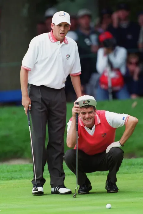 Framed Print : Jesper Parnevik, Sergio Garcia