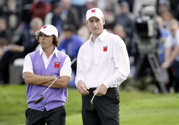 Framed Print : Jim Furyk & Rickie Fowler Framed Print : Jim Furyk & Rickie Fowler