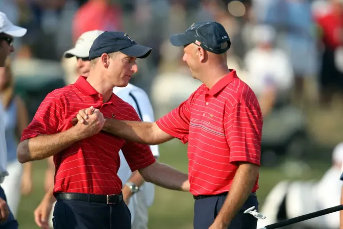 Framed Print : Jim Furyk & Stewart Cink Framed Print : Jim Furyk & Stewart Cink