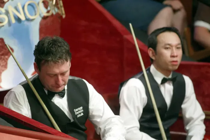 Framed Print : Jimmy White & James Wattana Framed Print : Jimmy White & James Wattana