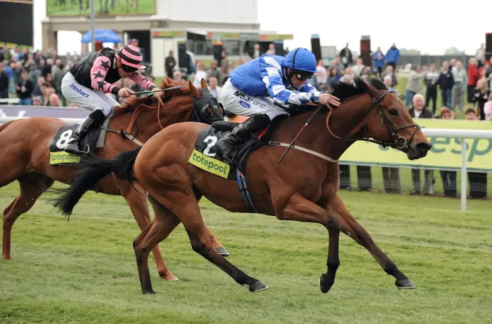 Framed Print : Johannes Ridden By Paul Hanagan Wins Ahead Of Jaconet Ridden