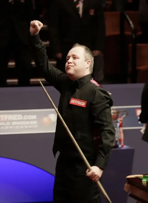 Framed Print : John Higgins Celebrates His Win Framed Print : John Higgins Celebrates His Win