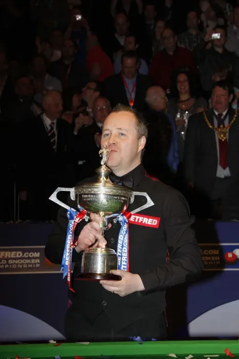 Framed Print : John Higgins Kisses The Trophy Framed Print : John Higgins Kisses The Trophy