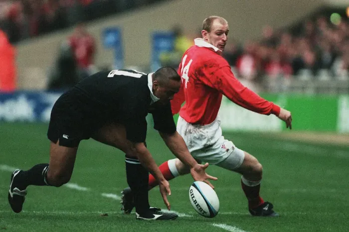Framed Print : Jonah Lomu & Gareth Thomas Framed Print : Jonah Lomu & Gareth Thomas
