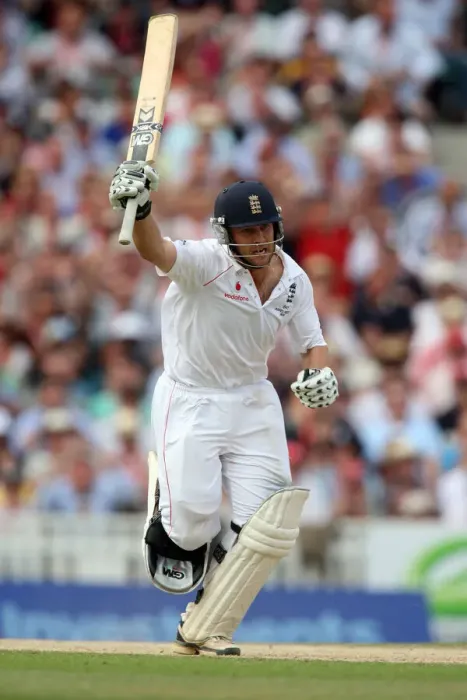 Framed Print : Jonathan Trott Celebrates His First Test 100 Framed Print : Jonathan Trott Celebrates His First Test 100