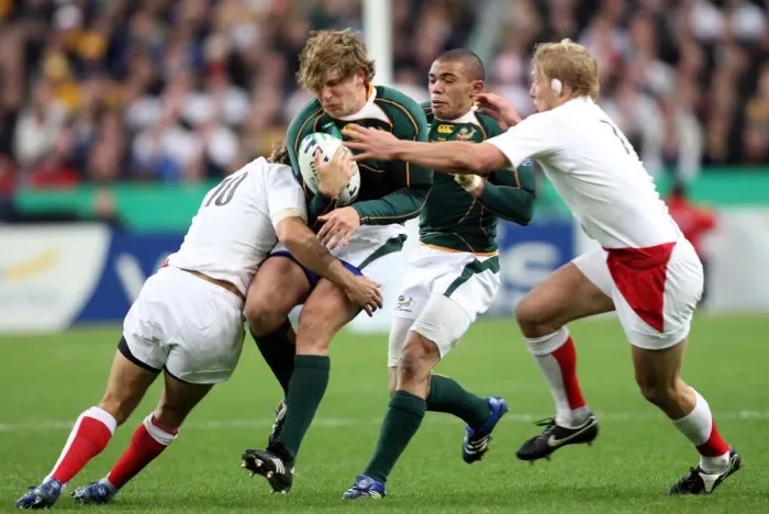 Framed Print : Jonny Wilkinson, Francois Steyn, Lewis Moody