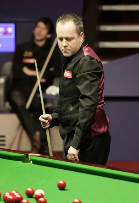 Framed Print : Judd Trump & John Higgins Framed Print : Judd Trump & John Higgins