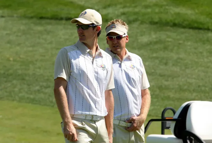 Framed Print : Justin Rose & Ian Poulter Framed Print : Justin Rose & Ian Poulter