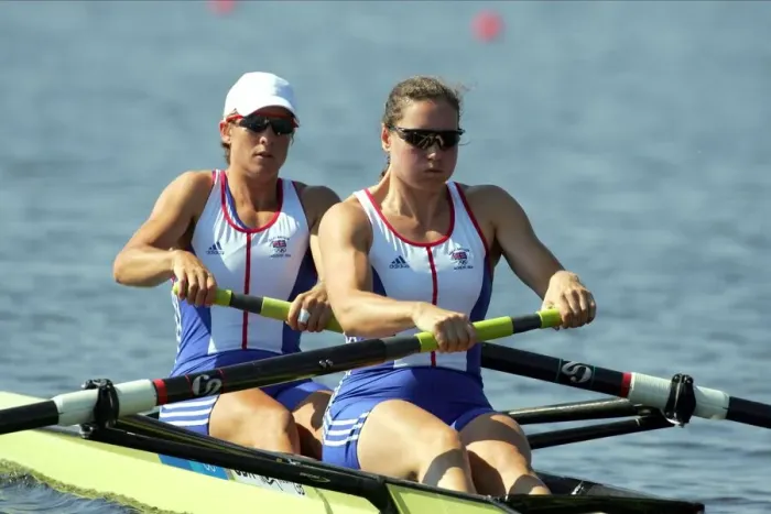Framed Print : Katherine Grainger & Cath Bishop Framed Print : Katherine Grainger & Cath Bishop
