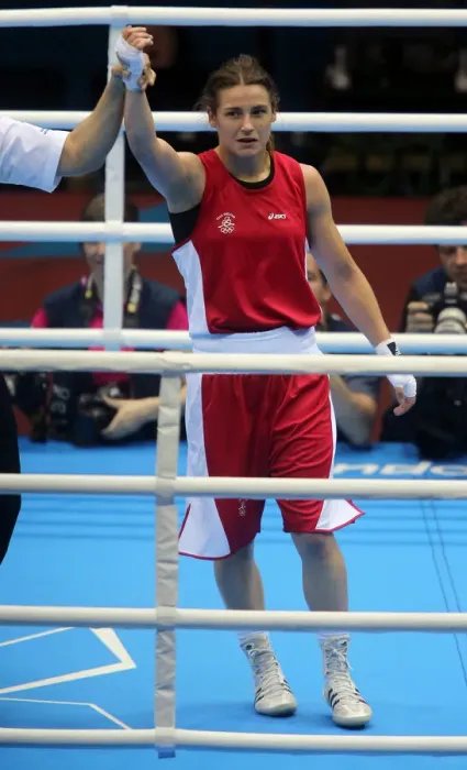 Framed Print : Katie Taylor Wins Framed Print : Katie Taylor Wins