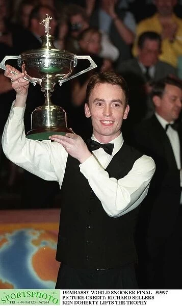Ken Doherty and Embassy Trophy