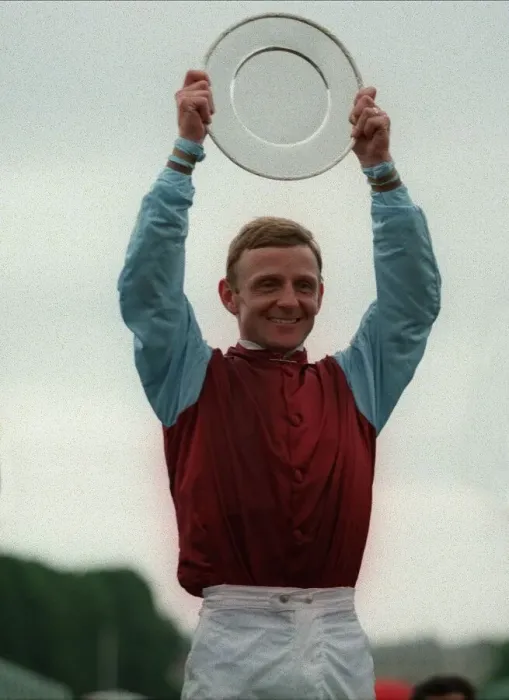 Framed Print : Kevin Darley With French Derby Framed Print : Kevin Darley With French Derby