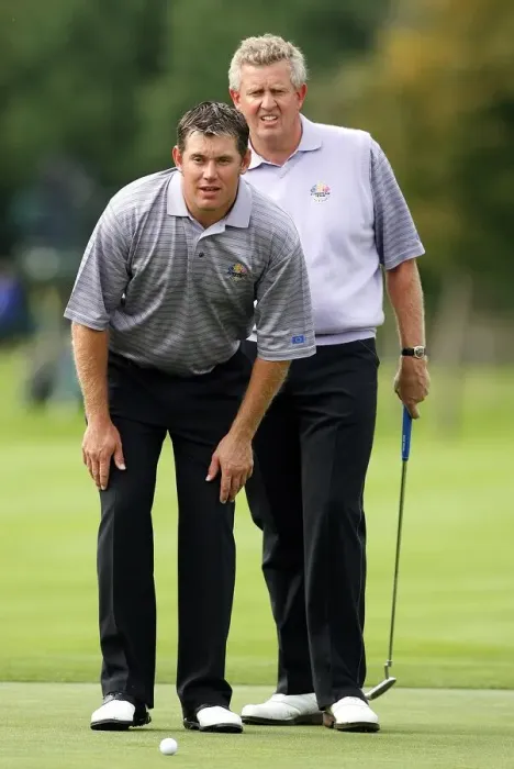 Framed Print : Lee Westwood & Colin Montgomerie Framed Print : Lee Westwood & Colin Montgomerie
