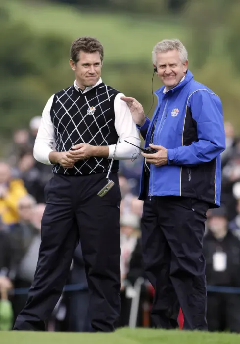 Framed Print : Lee Westwood & Colin Montgomerie Framed Print : Lee Westwood & Colin Montgomerie