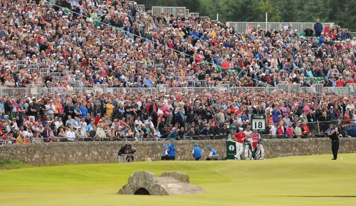Framed Print : Lee Westwood Drives The 18th Framed Print : Lee Westwood Drives The 18th
