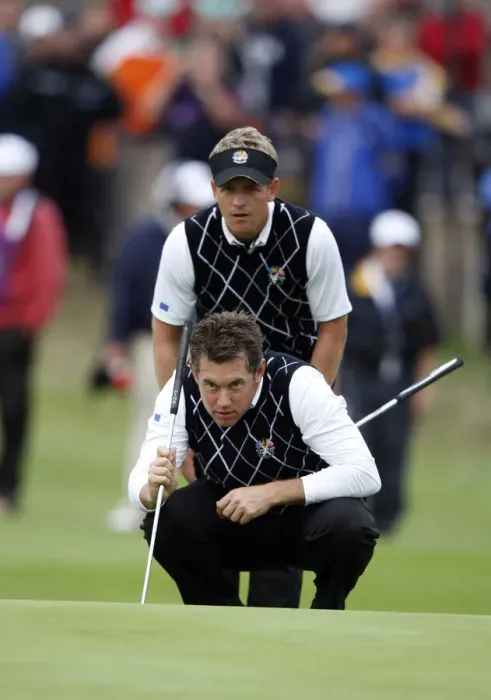 Framed Print : Lee Westwood & Luke Donald Framed Print : Lee Westwood & Luke Donald