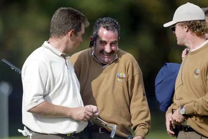 Framed Print : Lee Westwood & Sam Torrance Framed Print : Lee Westwood & Sam Torrance