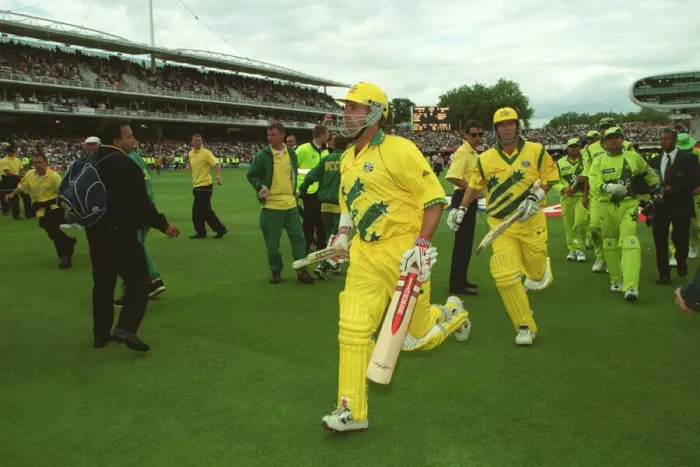 Framed Print : Lehmann & Mark Waugh Run Off