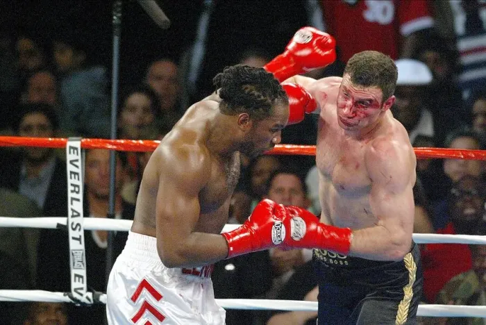 Framed Print : Lennox Lewis & Vitali Klitschko Framed Print : Lennox Lewis & Vitali Klitschko