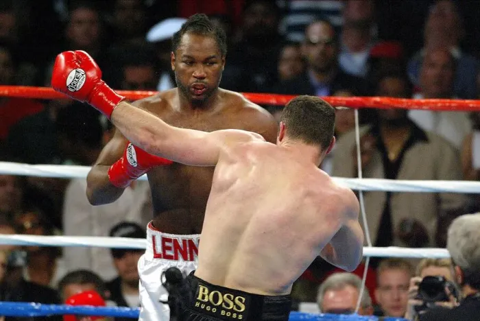 Framed Print : Lennox Lewis & Vitali Klitschko Framed Print : Lennox Lewis & Vitali Klitschko