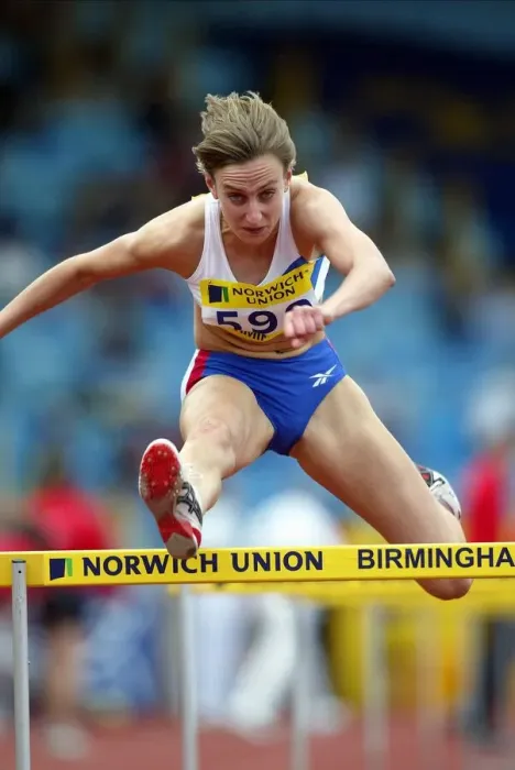 Framed Print : Liz Fairs 100 Metres Hurdles Norwich Union World Trials