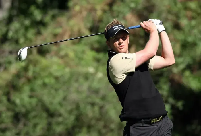 Framed Print : Luke Donald