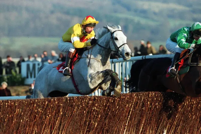 Framed Print : One Man Ridden By Richard Dunwoody 11 February 1997 Date: 11 February 1997 Framed Print : One Man Ridden By Richard Dunwoody 11 February 1997 Date: 11 February 1997